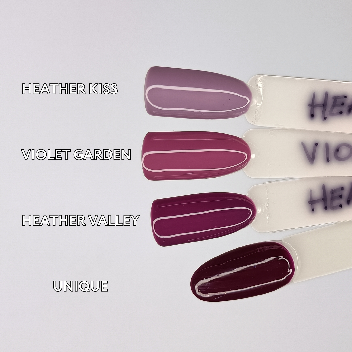 BUNDLE MONOCOLORE 3 set di unghie finte press on personalizzate