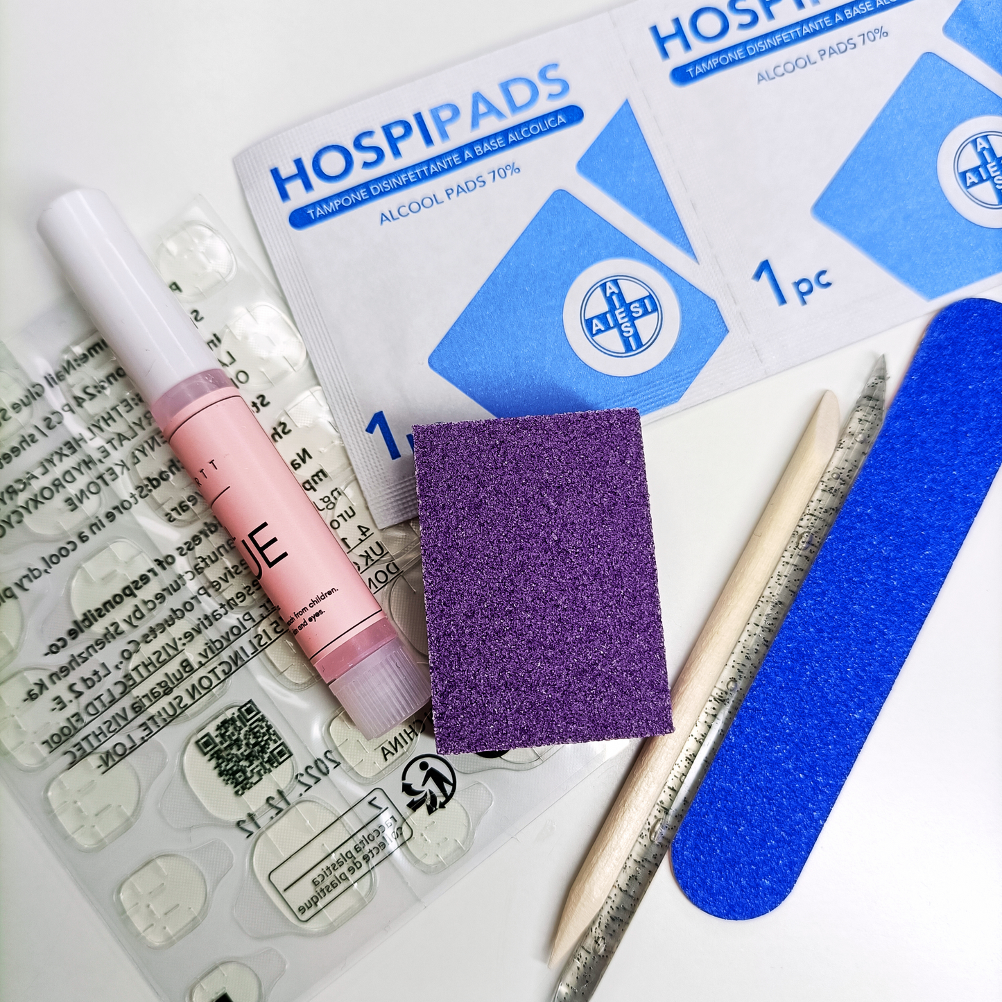 Kit applicazione unghie finte