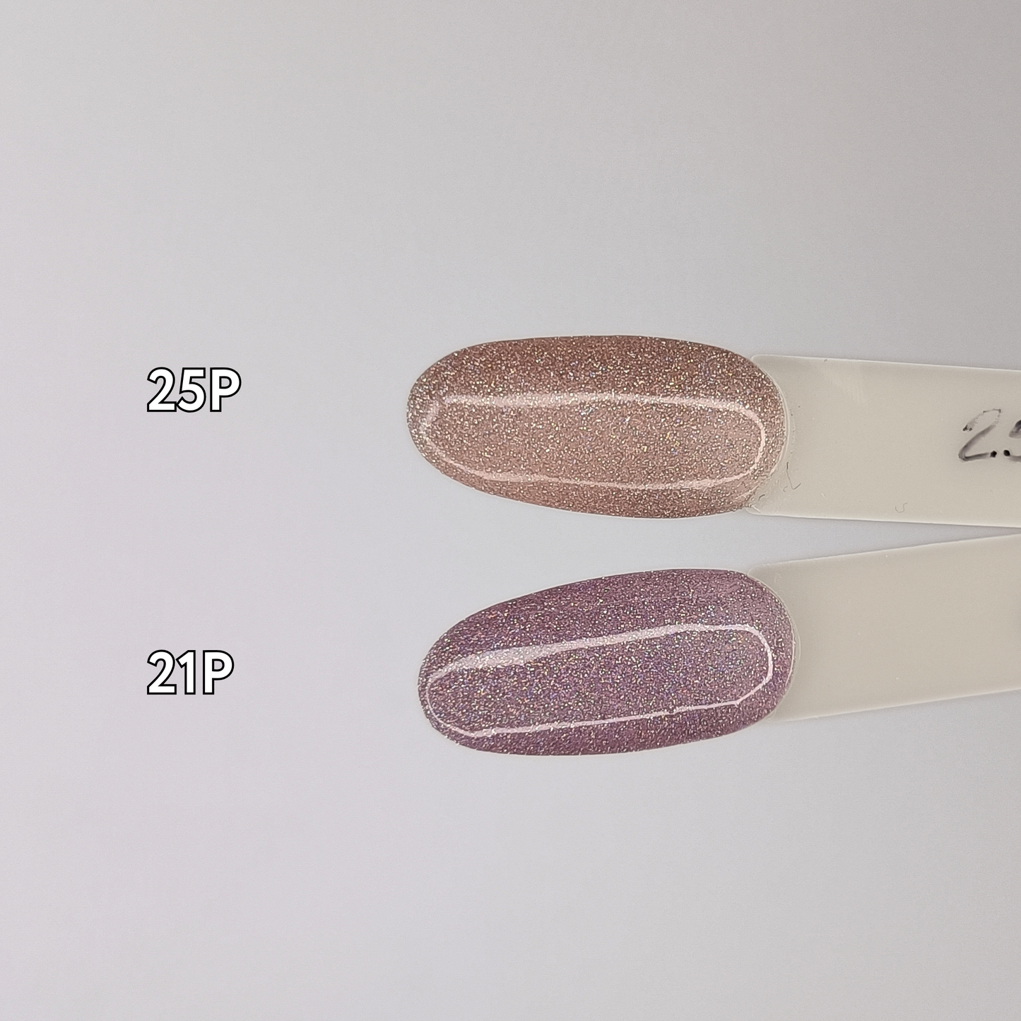 MONOCOLORE GLITTER unghie finte press on personalizzate
