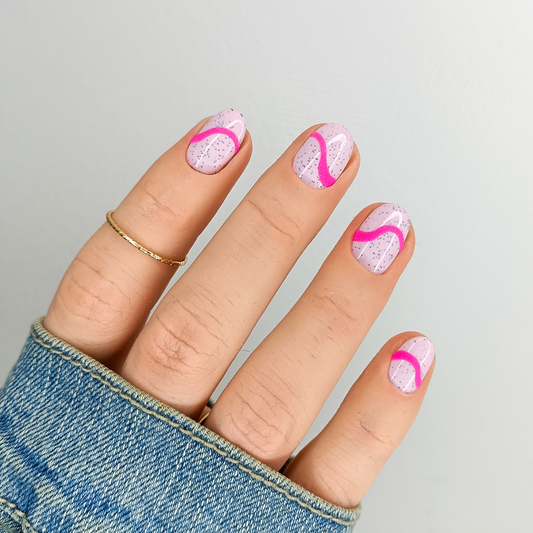 LYRA unghie finte press on rosa