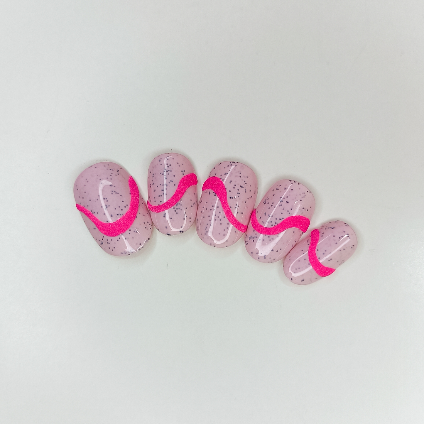 LYRA unghie finte press on rosa
