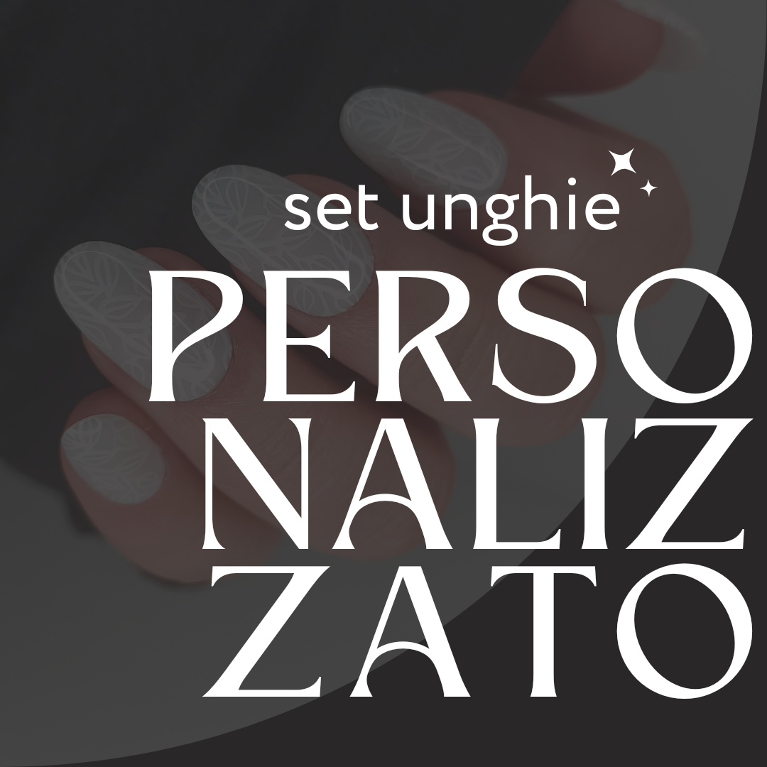 Set unghie finte design personalizzato