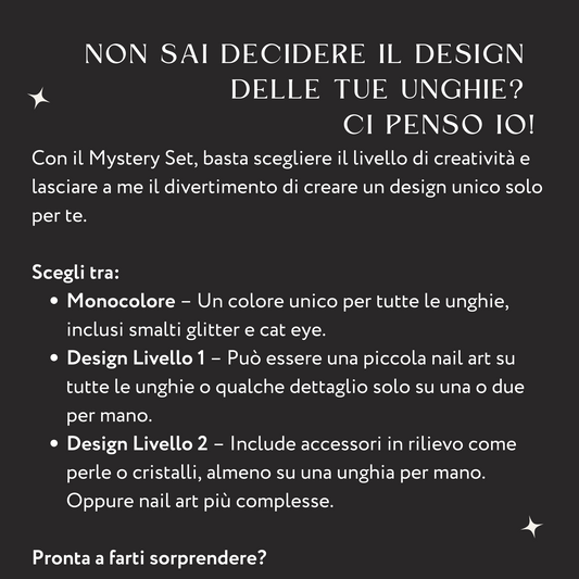 Mystery set unghie press on Natale