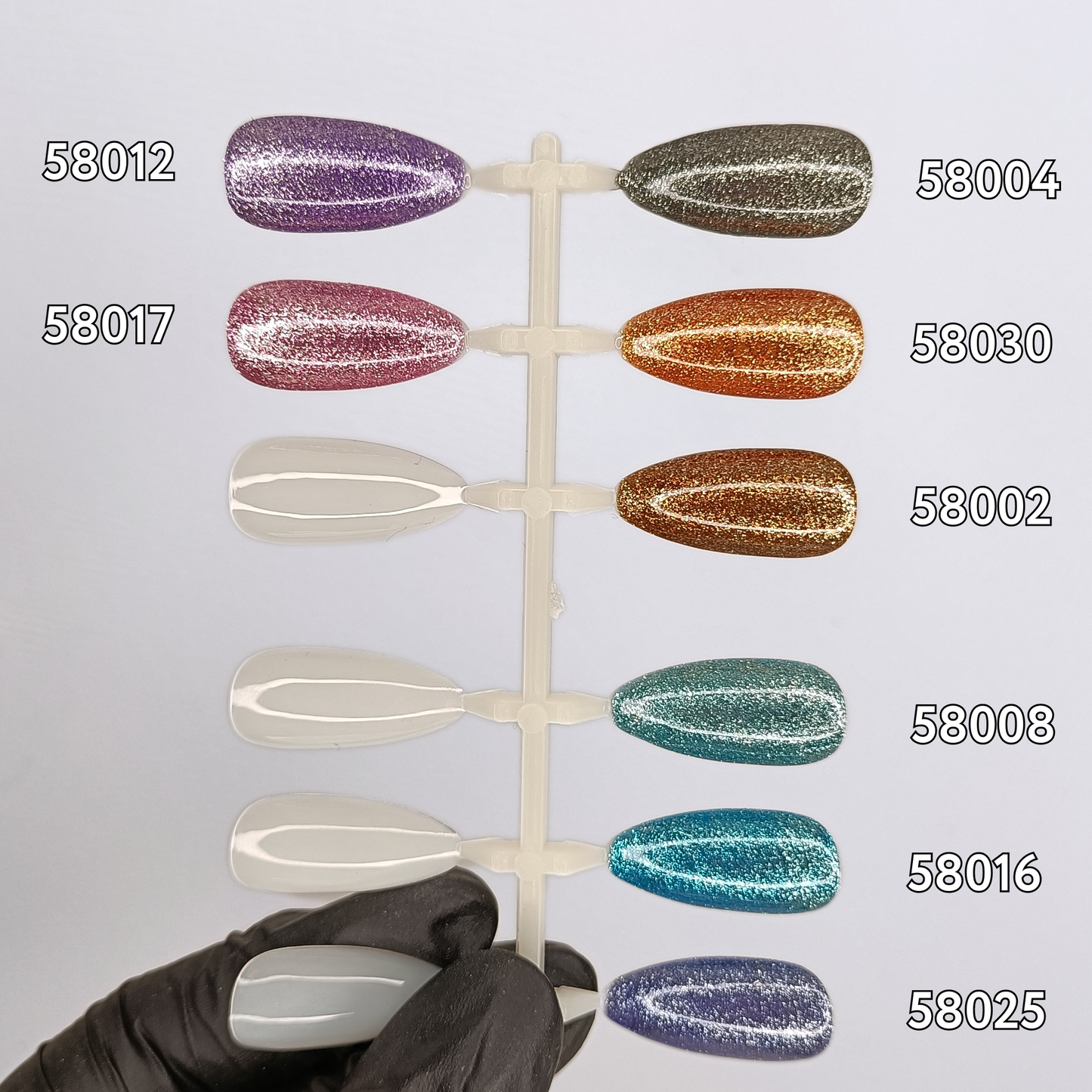 GLITTER SWIRL unghie finte press on
